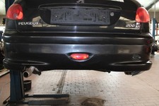 Stosstange / Stossfänger Hinten Peugeot 206 CC 110 2KFX/2NFZ/ Farbe Schwarz-met