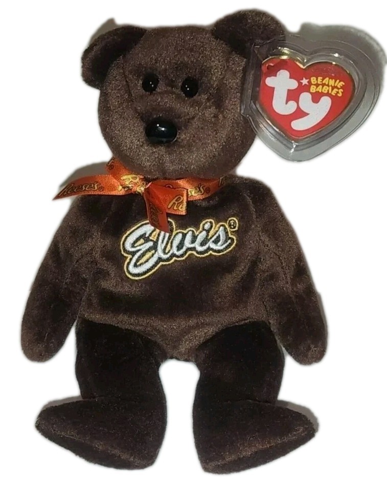 Ty Beanie Baby COCO PRESLEY Brown Elvis Presley Bear (Walgreens