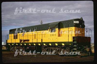 R DUPLICATE SLIDE - CNW C&NW 1904 FM H16-66 FRESH Paint