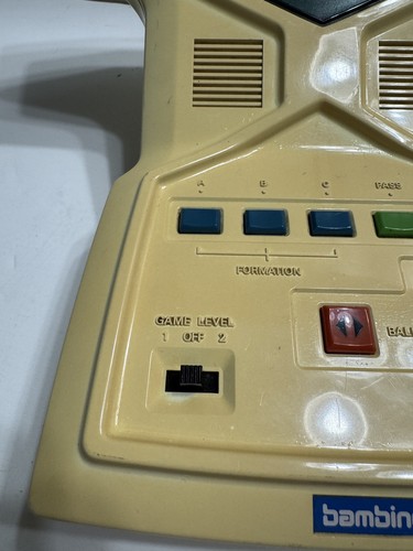Vintage Bambino Futbol amerykański Gra elektroniczna lata 80. Nie przetestowana - Zdjęcie 2 z 16