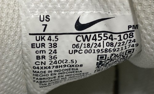 Nike Air Max SC 'White Platinum Tint' Shoes Women's Sz 7 - Picture 7 of 7