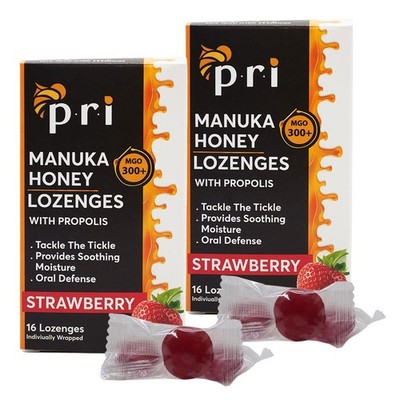 Manuka Honey Lozenges with Propolis, Soothing Cough and Throat Drops, MGO 300...