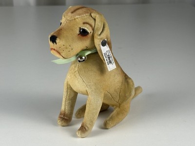 Steiff Tier 402036 Hund Treff 15 x 13 cm. Top Zustand