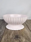 Jeanette Shell Pink Milk Glass Open Candy Dish/Bowl - Romantic Home Accent