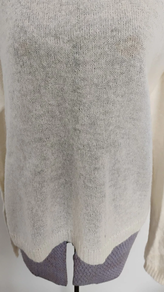 Suéter De Colección Años 90 The Limited Mohair VER A Través Peso Pluma M/L Grunge Y2K Foto 3 de 4