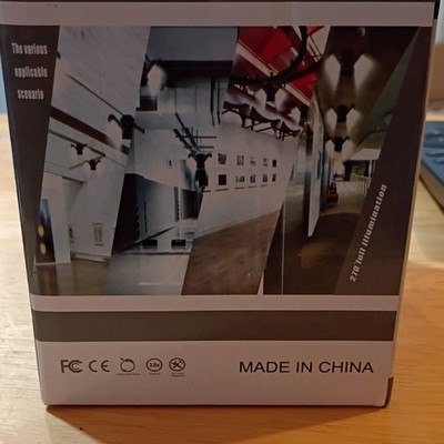 Zhongshan Takov CHX-A03 Adjustable LED Ceiling Fixture, Black, High Brightness