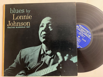Blues By Lonnie Johnson LP  Prestige / Bluesville 1007 1st Press DG  RVG ~ VG++