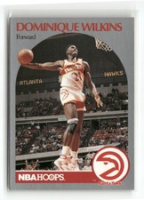 1990-91 Hoops #36 Dominique Wilkins Atlanta Hawks