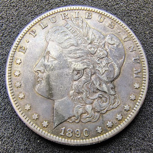 1890-S Morgan Silver Dollar - San Francisco - 90% Silver- XF+ Details - Cleaned