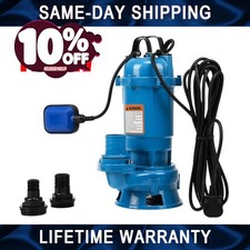 Heavy Duty Flood Sewage Water Pond Drain Septic Sump Cesspool Grinding Pump