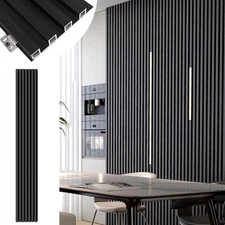 Black Wall Panels for Interior WallDecor Accent WallPanels for Bedroom Livingroo