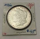 1880-S Morgan Dollar Labeled as MS60