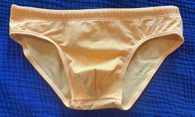 Rare Deadstock Shortys Men's Bold Yellow Swim Brief Size Medium