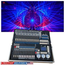 1024 DMX 512 Stage Controller Lighting DMX Controller DJ Equipment W/Flight Case