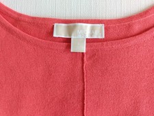 Michael Kors Bright Red Soft Knit Top with Do...