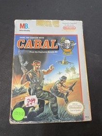 Cabal Dare the Danger Nintendo NES Complete CIB Mint Gold Seal