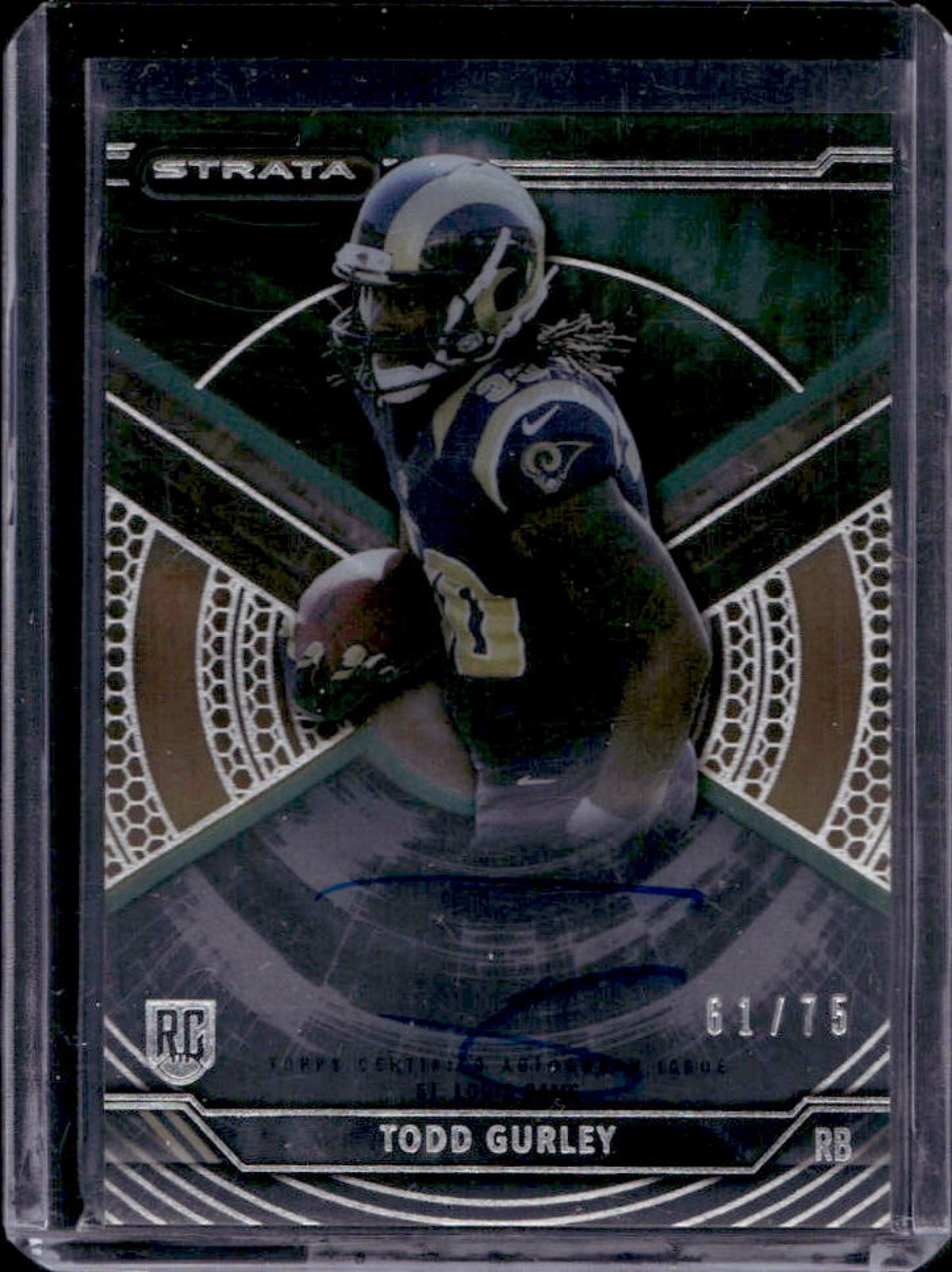 Todd Gurley Topps Strata Autographs #SATG Green