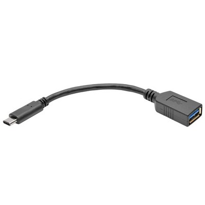 6IN Tripp Lite USB Typ-C Stecker auf USB Typ-A Buchse Kabel - Schwarz