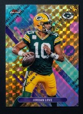 2025 Topps Finest Football Jordan Love Gold Refractor w/film /50 SSP #55