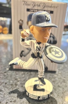 NY YANKEES STADIUM DEREK JETER CAPTAIN AMERICA BOBBLEHEAD SGA