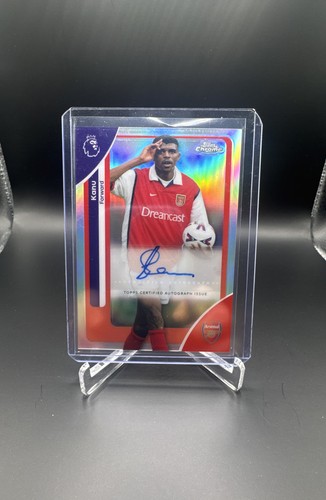 Kanu #CA-KA 2026 Topps Chrome Premier League Autograph card