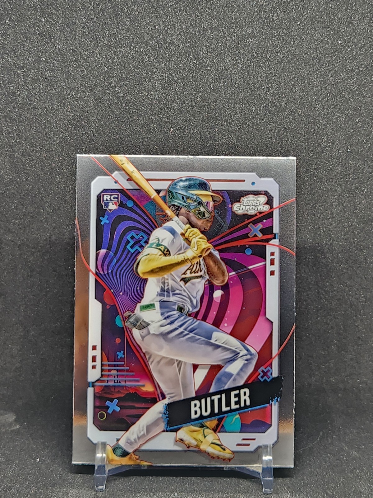 2024 Topps Cosmic Chrome - #22 Lawrence Butler RC - Athletic's Rookie