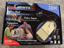 IBM XVP600 USB PC Camera, VGA output Vintage 1990s Webcam 33L4891