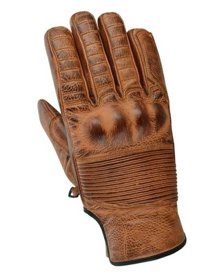 Lederhandschuhe Motorrad Biker Mode gelb distressed Cruiser Bobber Fahrer