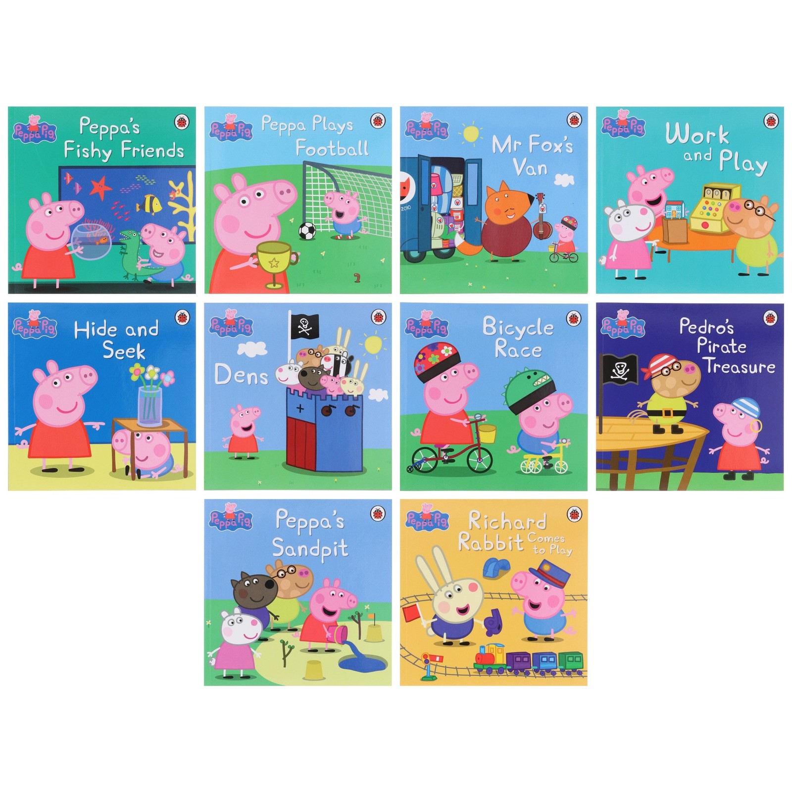 Peppa Pig: Peppa's Fun With Friends 10 Books Collection Set Children Gift Pack - Image 4