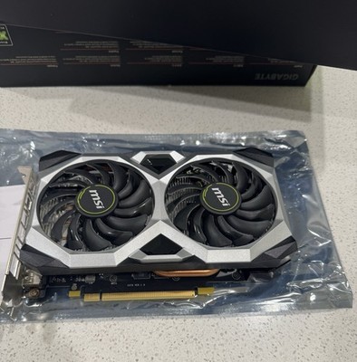 MSI GeForce GTX 1660 VENTUS XS 6G OC 6GB GDDR5 1830MHz GFX Graphic MSI GeForce GTX 1660 VENTUS XS 6G OC 6GB GDDR5 1830MHz GFX Graphic