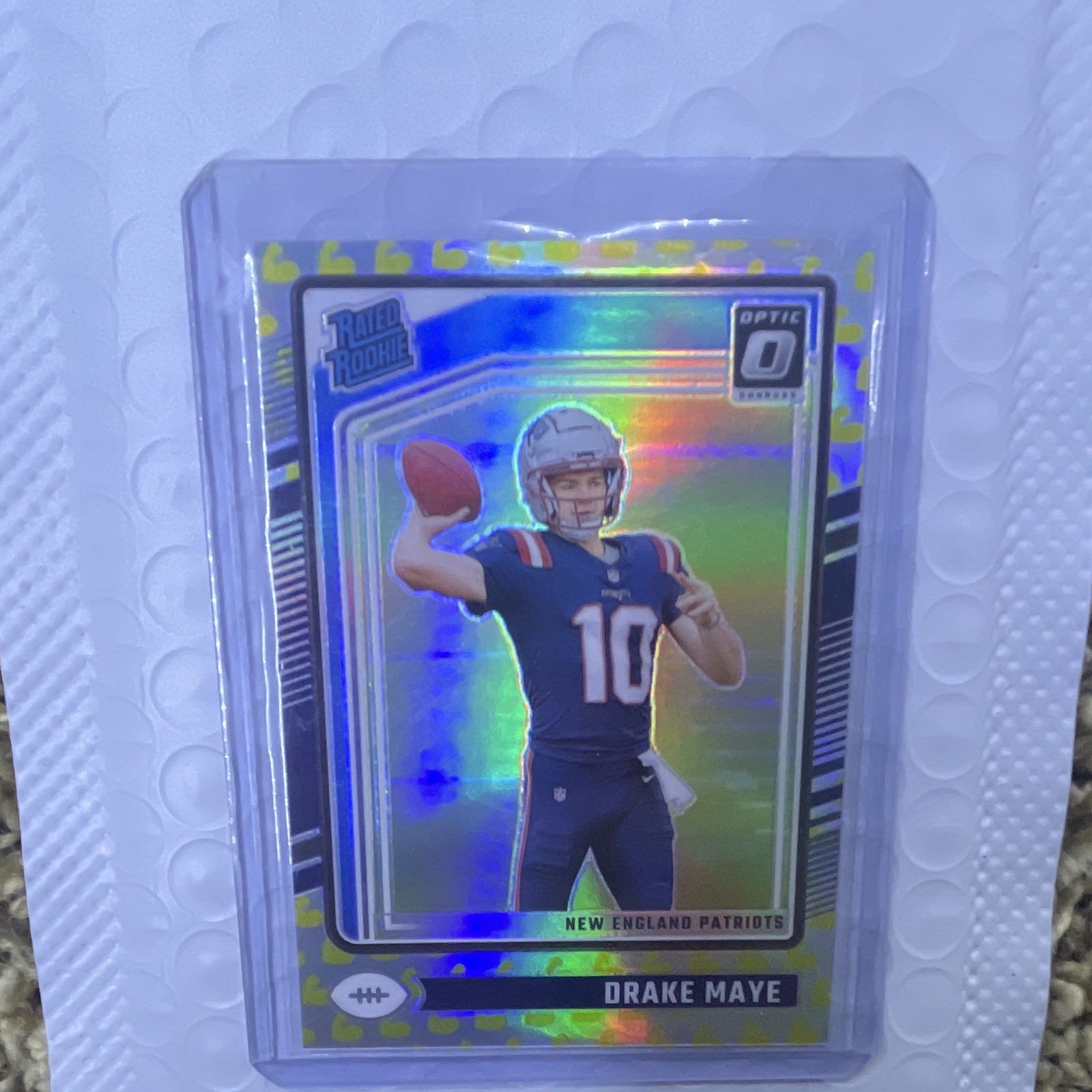 Panini 2024 Donruss Optic Drake Maye Rated Rookie Prizm flex /149 #229 