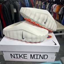 Size 7M - Nike Mind 001 Men's Slide Sail/Metallic Platinum