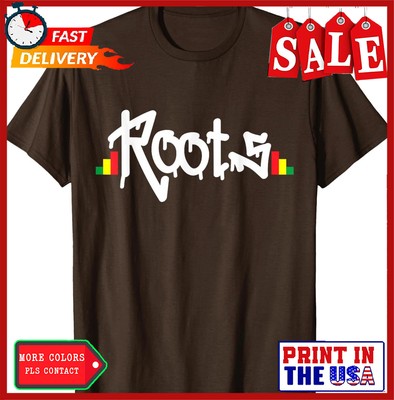 Reggae Roots Rasta Rastafari Grafitti Hip Hop Dub Unisex T-Shirt