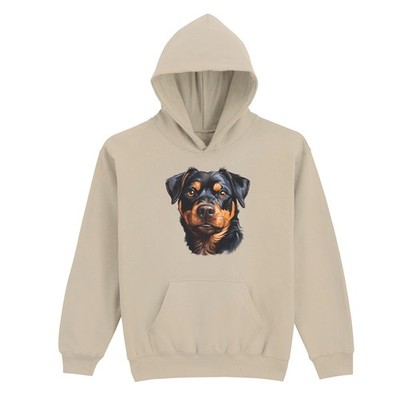 Rottweiler Hundekopf Tiere Hunderasse Kinder Hoodie Kinder Kapuzenpullover