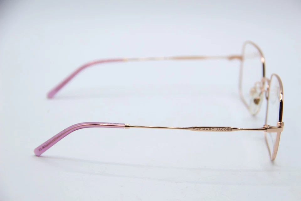 NOVO ÓCULOS MARC JACOBS 507 ANOS OURO ROSA ARMAÇÃO AUTÊNTICA 54-18 - Imagem 4 de 4