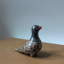 Mexican Folk Art Hand Painted Tonala Dove 2"