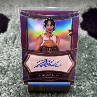 2024-25 Panini Select - Bobi Klintman #RS-BOB Signatures Purple Prizm /75 RC SP