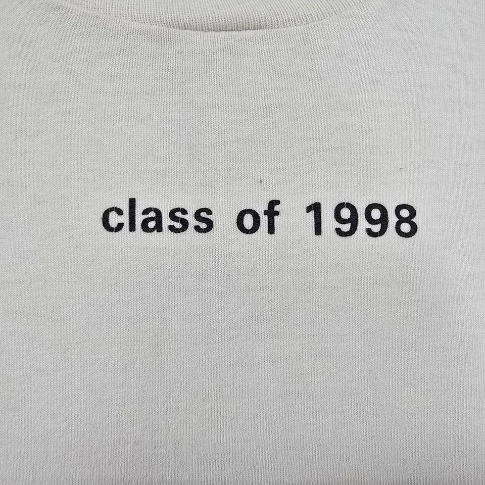 Camiseta vintage 1998 St. Ursula Academy Cincinnati Ohio "Clase of 98" (XL) Foto 2 de 4