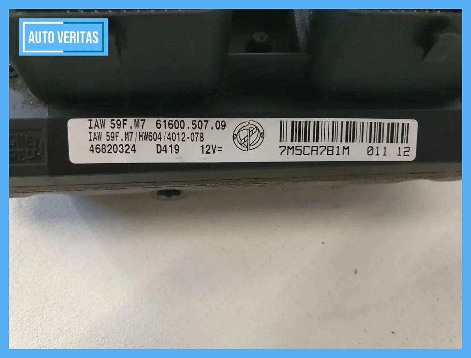 Original Motor Management ECU For FIAT Seicento 600 Van 98-10 46820324 - Image 3 of 3