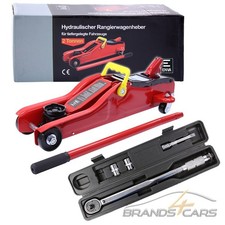 ENVA 2T 2000kg "low profile" RANGIER WAGENHEBER + DREHMOMENTSCHLÜSSEL 10-210 Nm