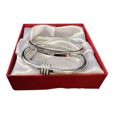 Simple Women s Minimalist Bangle Bracelets 2PCS Fashion Jewelry Set