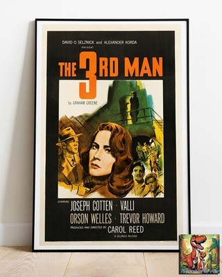 The Third Man Orson Welles: Repro Movie Poster XXL 36''