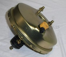 8 Single Diaphragm Power Brake Booster Can Street Rod Rat Truck Slim Line Zinc
