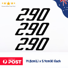 Sea Ray 290 Alternate Decal Stickers Marine Vinyl Boat - Set of 3