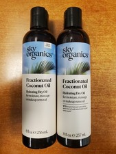 2 Pack: Sky Organics 100 Pure Fractionated Coconut Oil 8 oz ea. 7616 R6P5