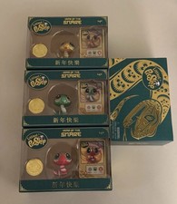 Littlest Pet Shop Year of the Snake SDCC 2025 Figure GREEN GOLD RED SET IN HAND