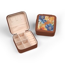 Colorful Floral Jewelry Travel Case