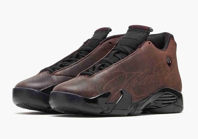 Mowalola x Air Jordan 14 Retro Burnt Red IQ5708-001 Men Size
