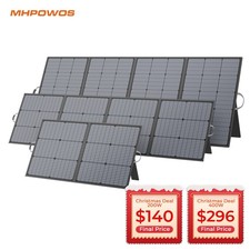 Solar Panel Kit Portable Foldable 110W 220W 400W for Ecoflow Anker Power Station