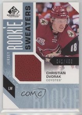 2016-17 SP Game Used Rookie Sweaters 41/499 Christian Dvorak #RS-CD 0c3